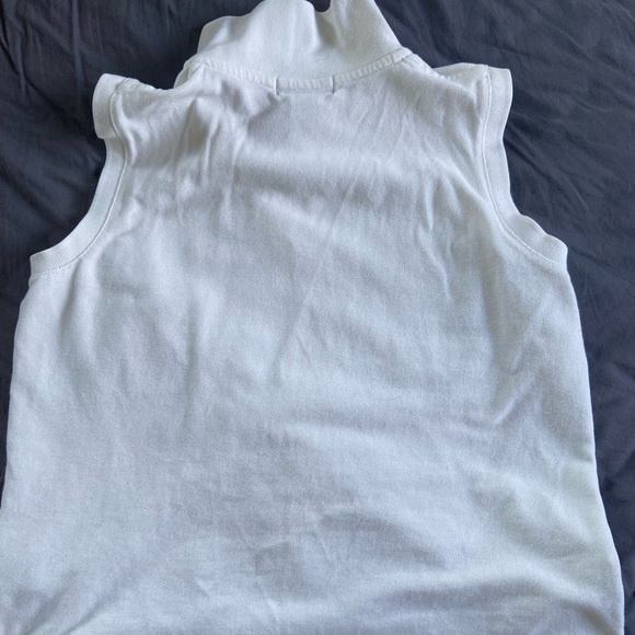 White Sleeveless Polo Ralph Lauren - Picture 3 of 4